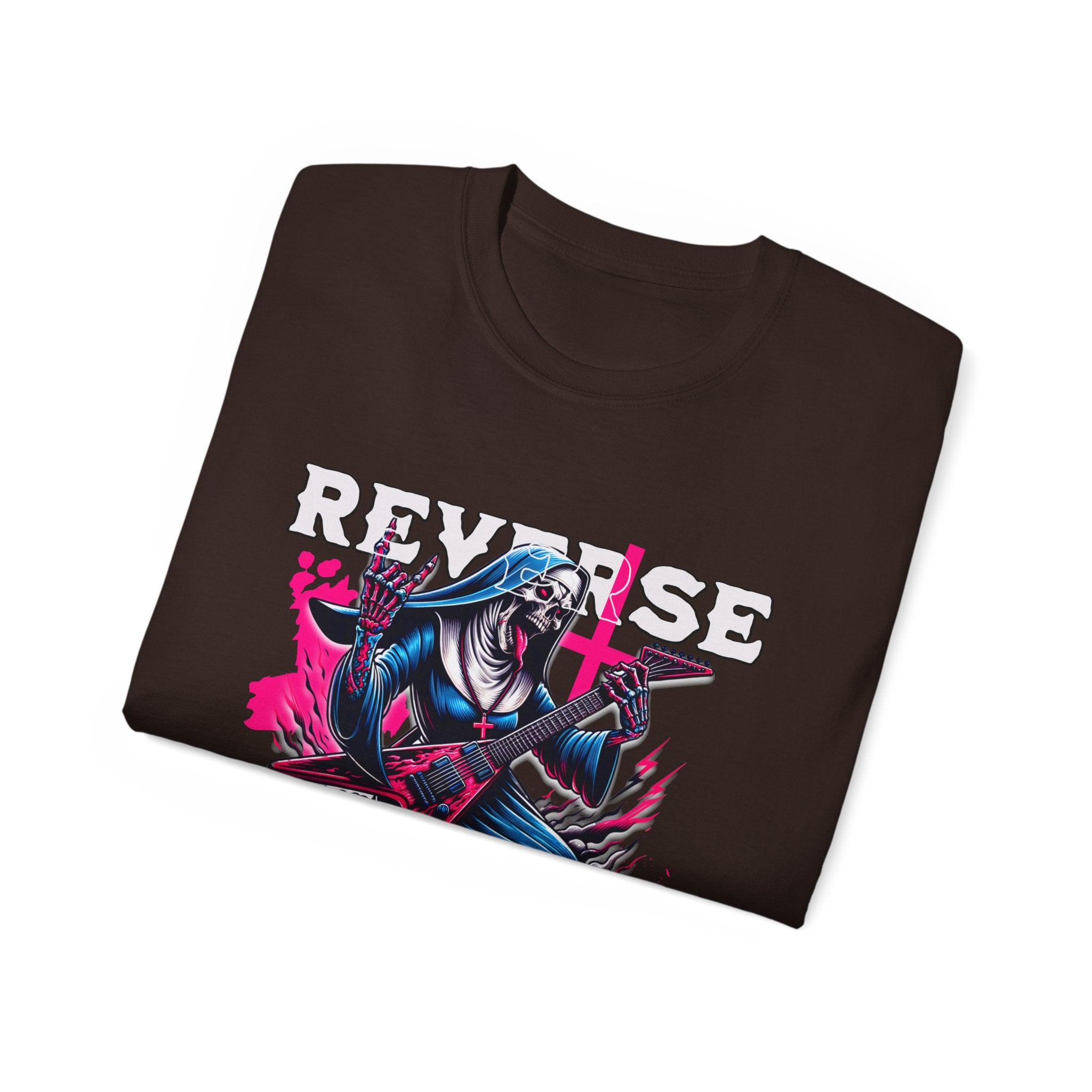 Reverse Exorcism - Unisex Cotton Tee (Front) - Damned Threads
